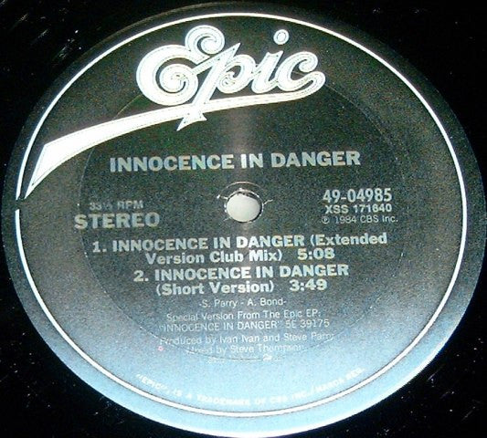 Innocence In Danger : Innocence In Danger (12")