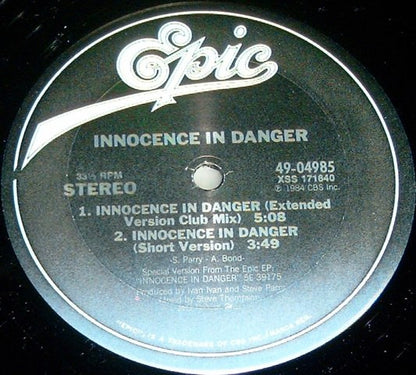 Innocence In Danger : Innocence In Danger (12")