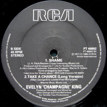 Evelyn 'Champagne' King* : High Horse (U.S. Remix) (12")