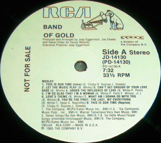 Band Of Gold : This Is Our Time (12", Promo)