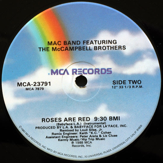 Mac Band Featuring The McCampbell Brothers : Roses Are Red (12")