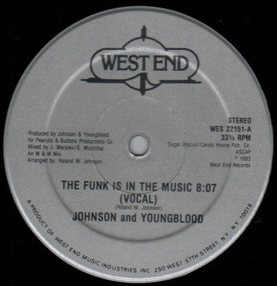 Johnson And Youngblood : The Funk Is In The Music (12", Single)