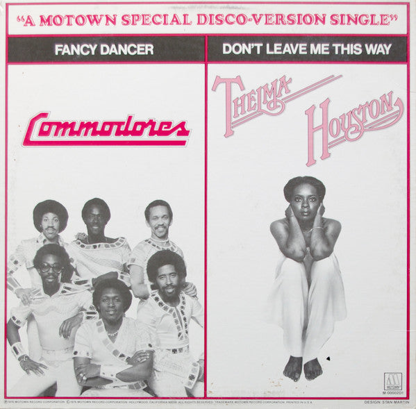 Thelma Houston / Commodores : Don't Leave Me This Way / Fancy Dancer (12", Single)