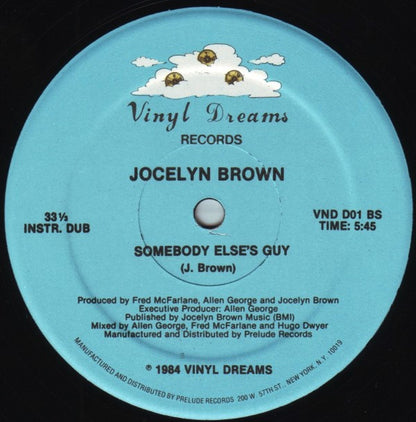 Jocelyn Brown : Somebody Else's Guy (12", RE, 2nd)