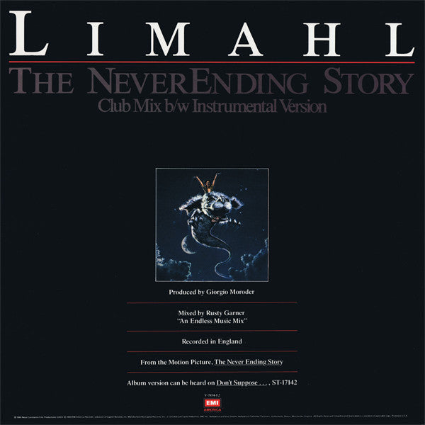 Limahl : The Never Ending Story (12", Single)
