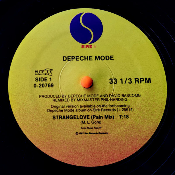 Depeche Mode : Strangelove (12", Maxi, Ltd)