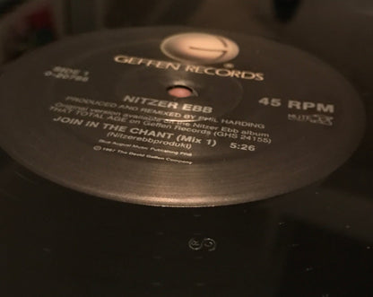 Nitzer Ebb : Join In The Chant (12", Maxi, SRC)
