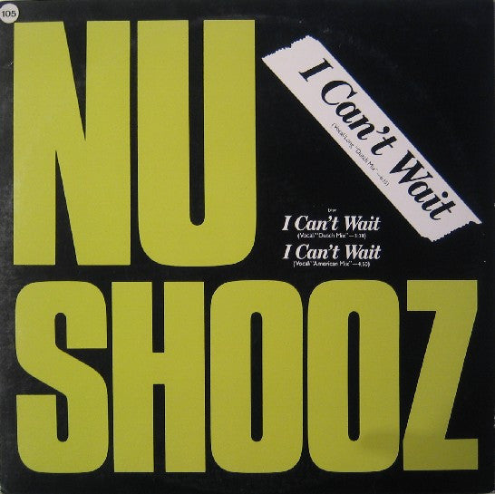 Nu Shooz : I Can't Wait (12", AR )