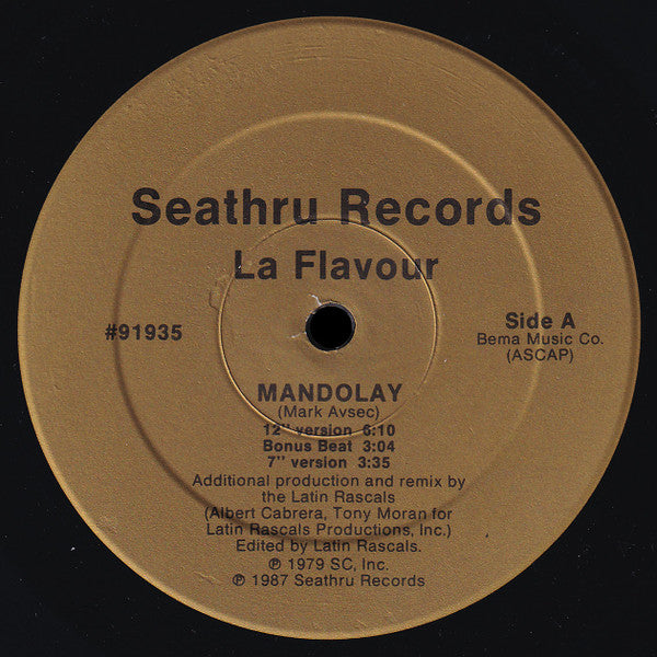 La Flavour : Mandolay (12", Gol)