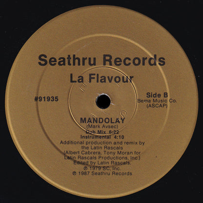 La Flavour : Mandolay (12", Gol)