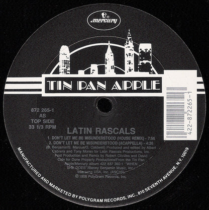 The Latin Rascals : Don't Let Me Be Misunderstood (12", Car)