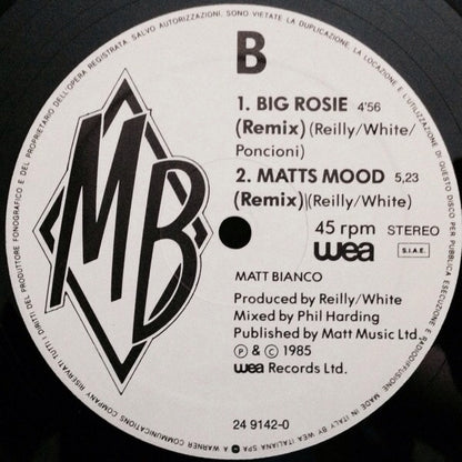Matt Bianco : More Than I Can Bear (Remix) (12", Single)