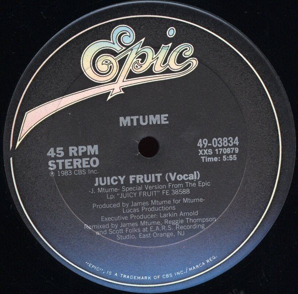 Mtume : Juicy Fruit (12")