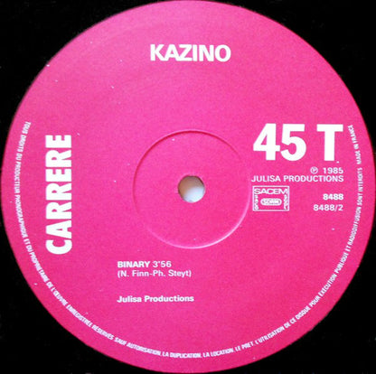 Kazino : Around My Dream (12", Maxi)