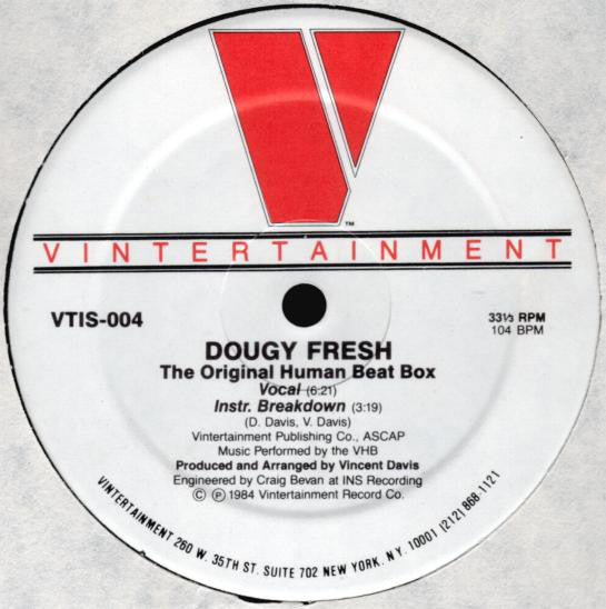 Doug E. Fresh : The Original Human Beat Box (12")