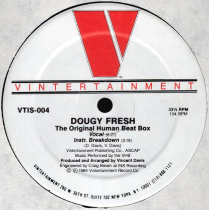 Doug E. Fresh : The Original Human Beat Box (12")