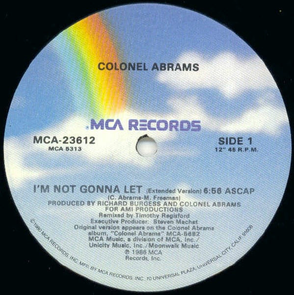 Colonel Abrams : I'm Not Gonna Let (12" Version) (12")