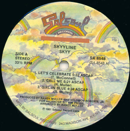 Skyy : Skyy Line (LP, Album, Ind)