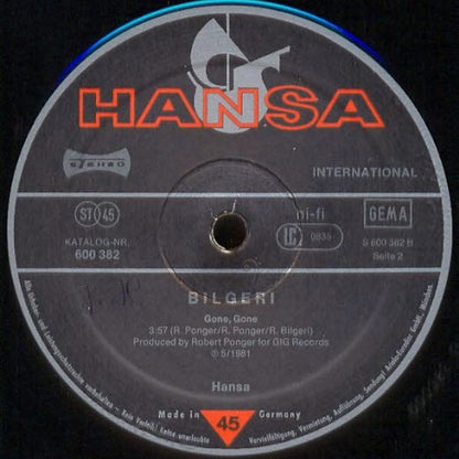 Bilgeri : Video Life (Long Version) (12")
