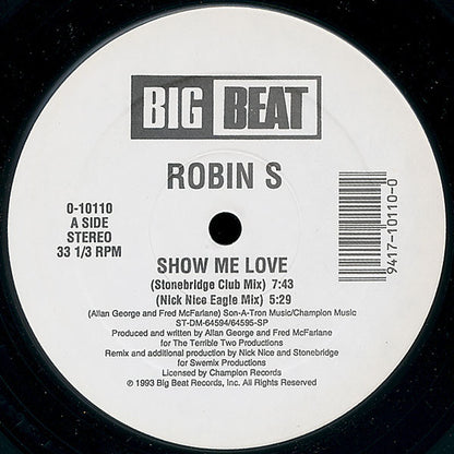 Robin S* : Show Me Love (12")