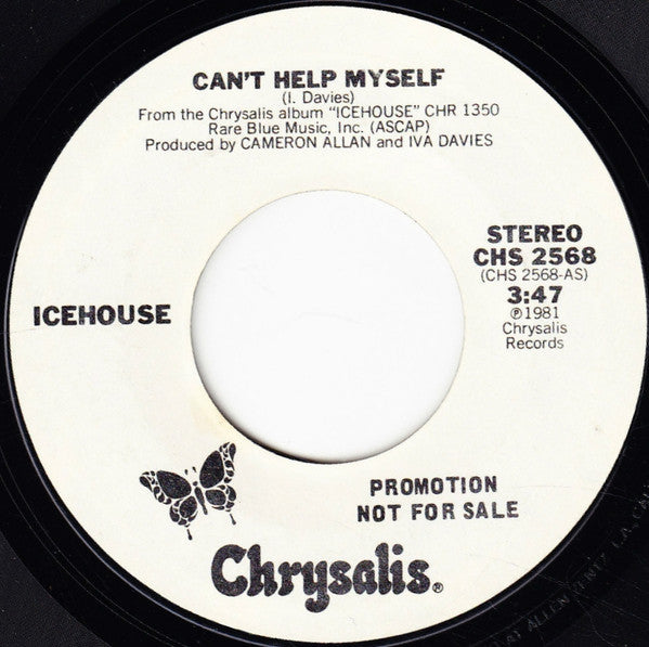 Icehouse : Can't Help Myself (7", Promo, Styrene)