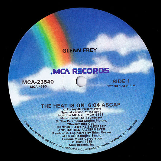 Glenn Frey : The Heat Is On (12")