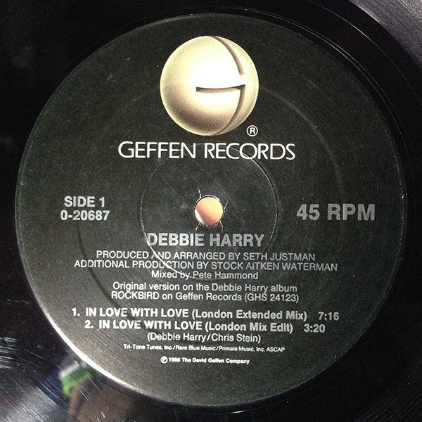 Debbie Harry* : In Love With Love (12", Maxi, Spe)