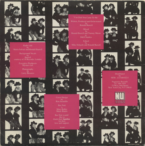 Bäs Noir* : I'm Glad You Came To Me (12")