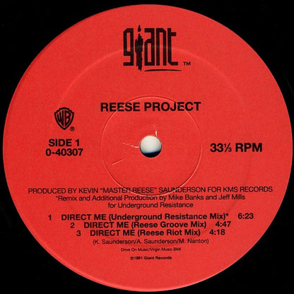 Reese Project* : Direct Me (12")