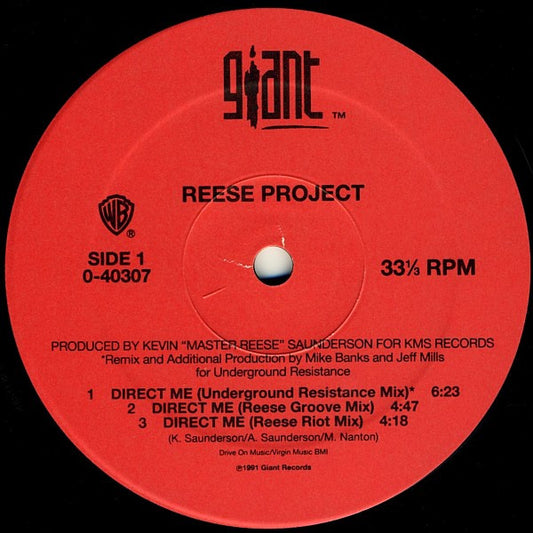 Reese Project* : Direct Me (12")