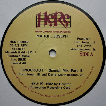 Margie Joseph : Knockout (Special Mix) (12")