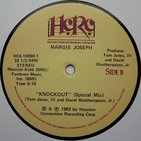 Margie Joseph : Knockout (Special Mix) (12")