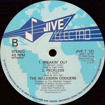 Willesden Dodgers : Not This President (12")