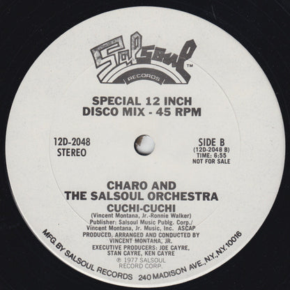 Charo And The Salsoul Orchestra : Dance A Little Bit Closer (12", Promo)