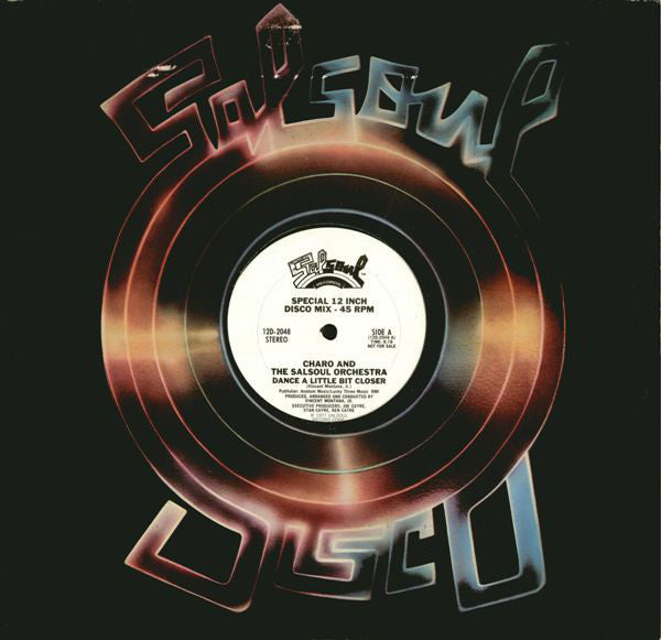 Charo And The Salsoul Orchestra : Dance A Little Bit Closer (12", Promo)