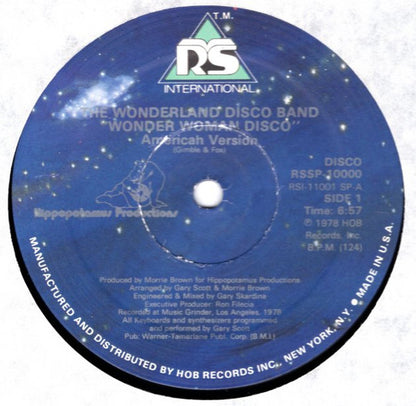 The Wonderland Disco Band* : Wonder Woman Disco (12")