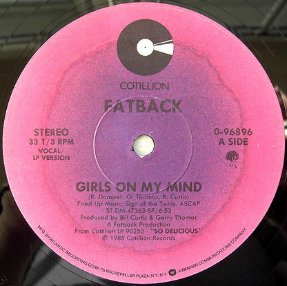 Fatback* : Girls On My Mind (12", Maxi, SP )