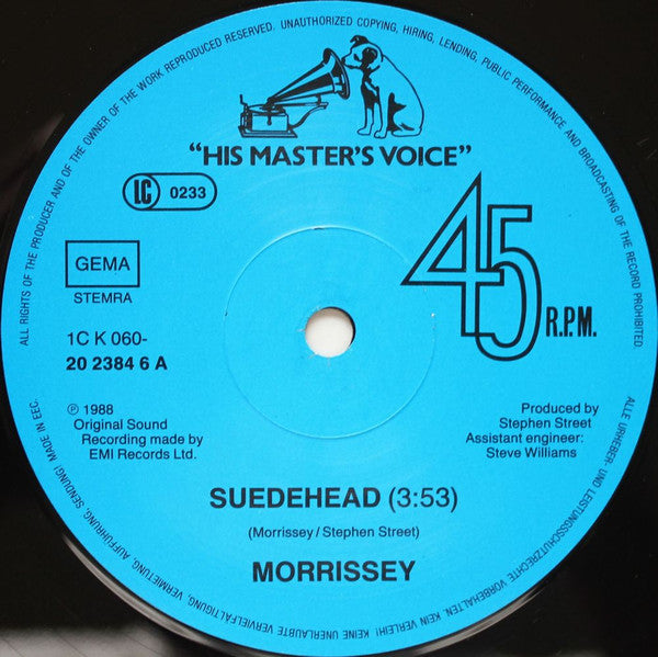 Morrissey : Suedehead (12", Single)
