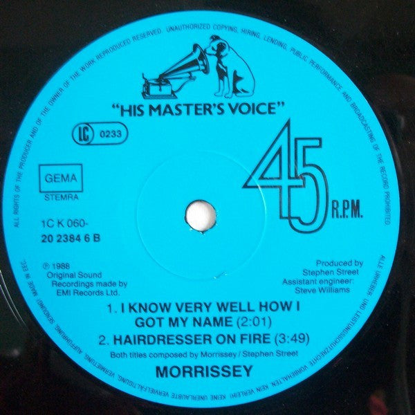 Morrissey : Suedehead (12", Single)