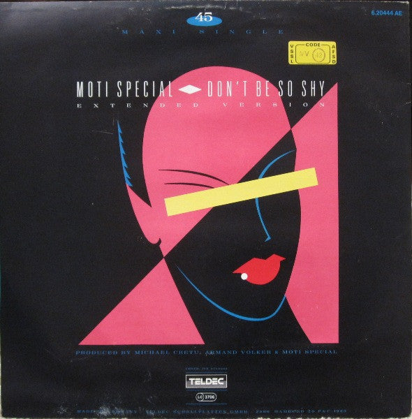 Moti Special : Don't Be So Shy (Extended Version) (12", Maxi, Gre)