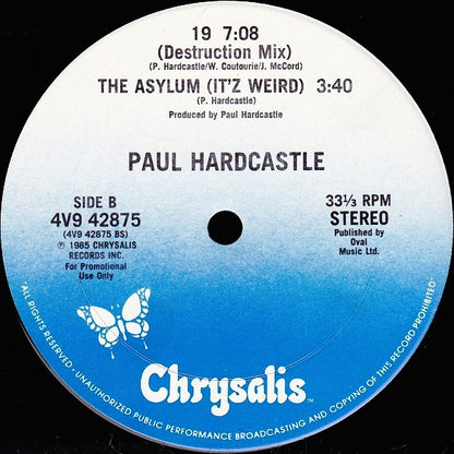 Paul Hardcastle : 19 (12", Promo)