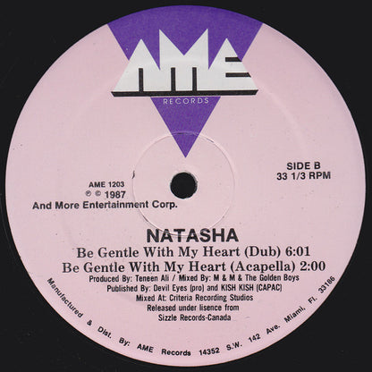Natasha (2) : Be Gentle With My Heart (12")