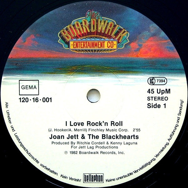 Joan Jett & The Blackhearts : I Love Rock'n Roll (12", Maxi)