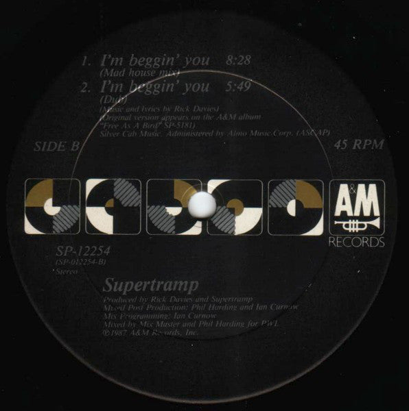 Supertramp : I'm Beggin' You (12")