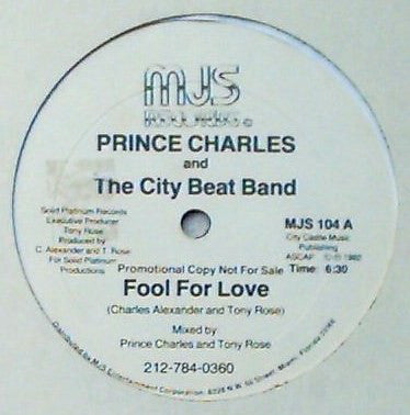 Prince Charles And The City Beat Band : Fool For Love (12", Promo)
