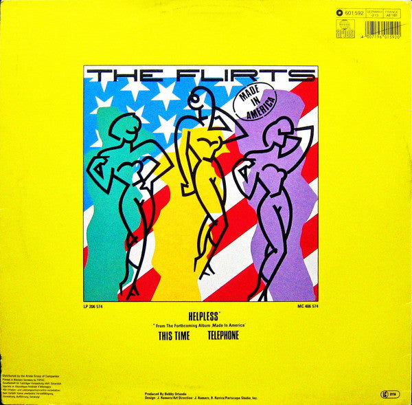 The Flirts : Helpless (You Took My Love) (Extended Version) (12", Maxi)
