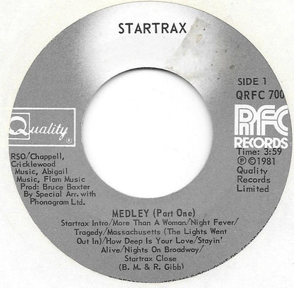 Startrax : Startrax Medley (7")