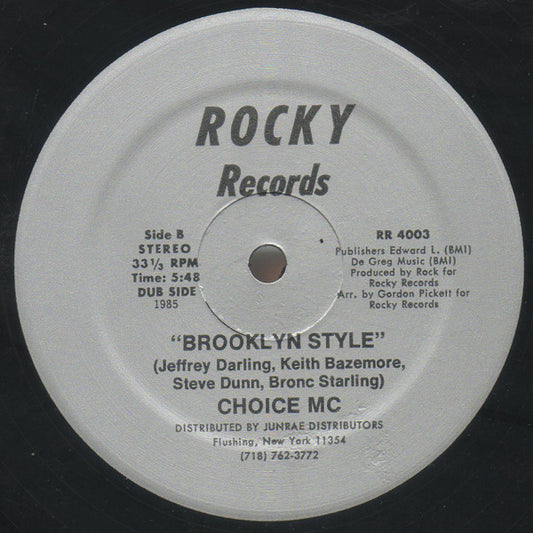 Choice MC* : Brooklyn Style (12")