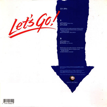 Wang Chung : Let's Go! (12", Maxi, SRC)