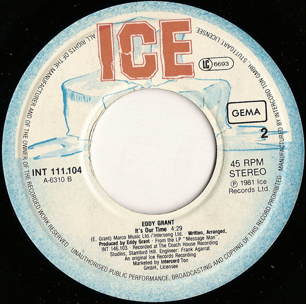 Eddy Grant : I Love You Yes, I Love You (7", Single)